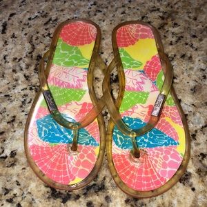 Lilly Pulitzer Flip Flops